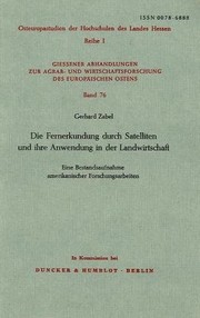 Die Fernerkundung durch Satelliten und ihre Anwendung in der Landwirtschaft