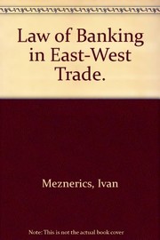 Law of banking in East-West trade