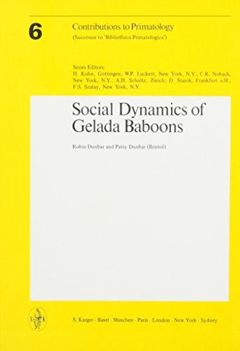 Social dynamics of gelada baboons