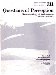 Questions of perception