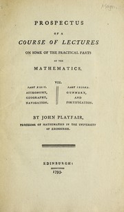 Prospectus of a course of lectures on some of the practical parts of the mathematics
