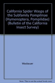 California spider wasps of the subfamily Pompilinae (Hymenoptera, Pompilidae)