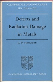 Defects and radiation damage in metals