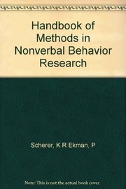 Handbook of methods in nonverbal behavior research