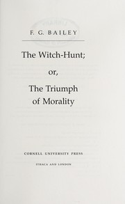 The witch-hunt, or, The triumph of morality