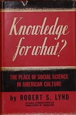 Knowledge for what?