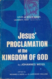 Jesus' proclamationof the Kingdom of God