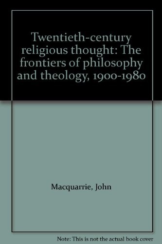 Twentieth-century religious thought