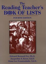 The reading teacher's book of lists