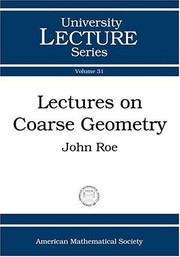 Lectures on coarse geometry