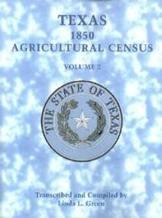 Texas 1850 Agricultural Census - Volume 2