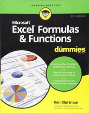 Excel Formulas & Functions For Dummies