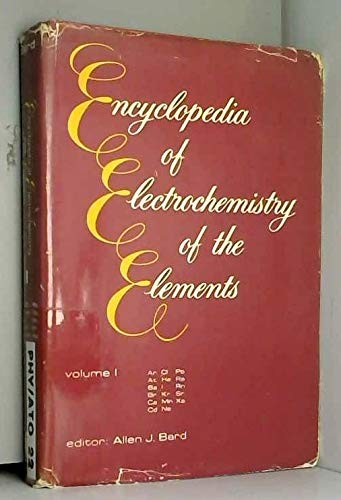 Encyclopedia of Electrochemistry of the Elements