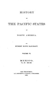 History of the Pacific States of North America