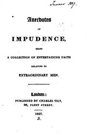 Anecdotes of impudence