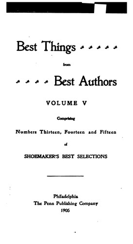 Best Things from Best Authors...