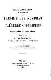 Introduction à l'étude de la théorie des nombres et de l'algèbre supérieure