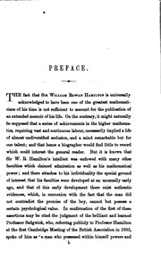 Life of Sir William Rowan Hamilton: Knt., LL. D., D. C. L., M. R. I. A ...