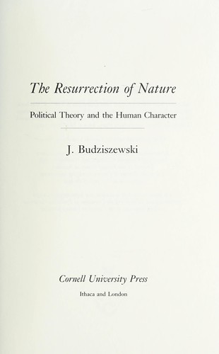 The resurrection of nature