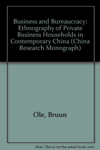 Business and bureaucracy in a Chinese city