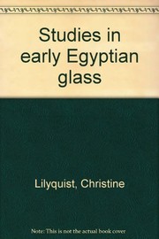 Studies in early Egyptian glass