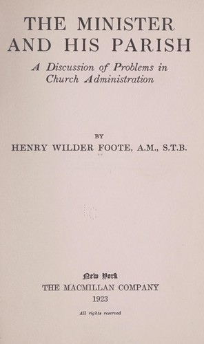 The minister and his parish