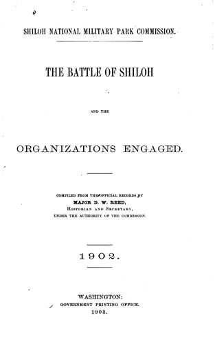 The Battle of Shiloh and the Organizations Engaged