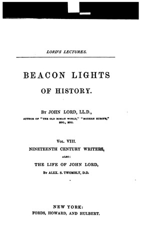 Beacon Lights of History