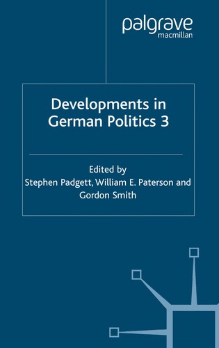 Developments in German politics 3