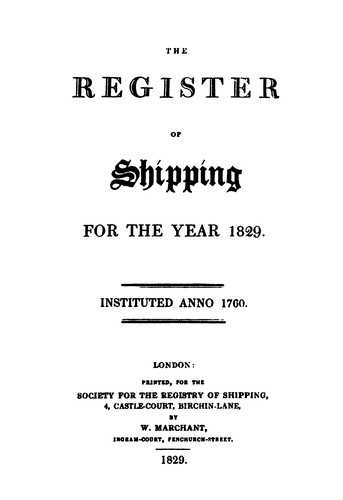 Lloyd's Register of British and Foreign Shipping