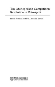 The monopolistic competition revolution in retrospect