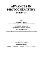 Advances in photochemistry