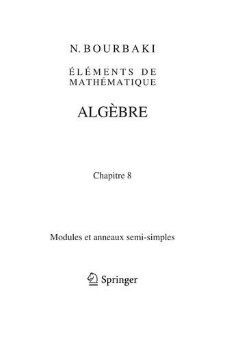 Algèbre