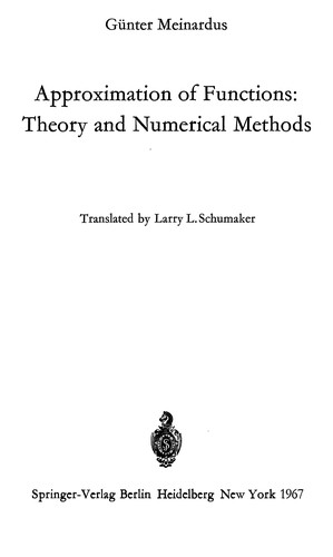Approximation of functions