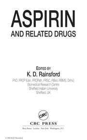 ASPIRIN AND RELATED DRUGS; ED. BY K.D. RAINSFORD