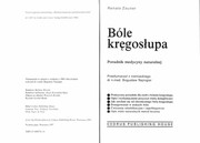 Bóle kre̜gosłupa