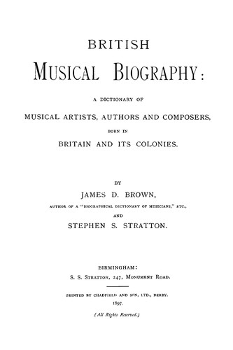 British musical biography