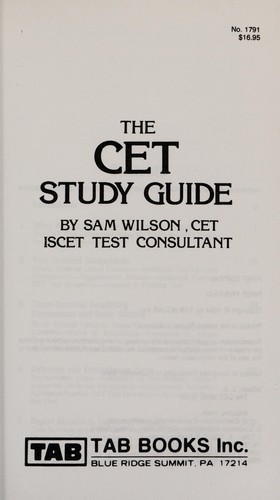 The CET study guide
