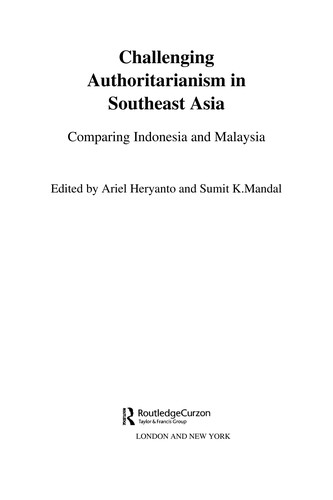 Challenging authoritarianism in Southeast Asia