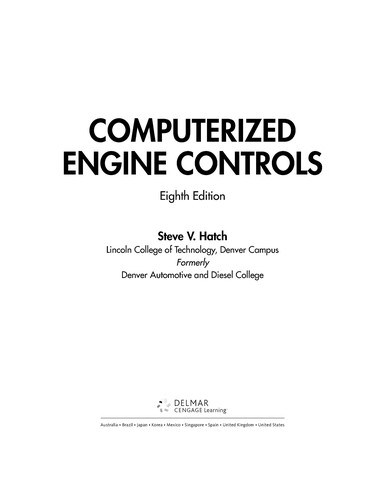 Computerized engine controls