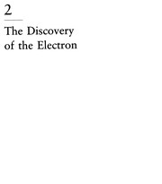 The discovery of subatomic particles