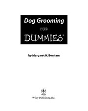 Dog grooming for dummies