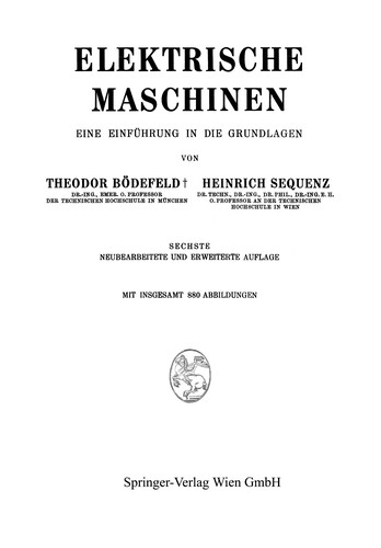 Elektrische Maschinen