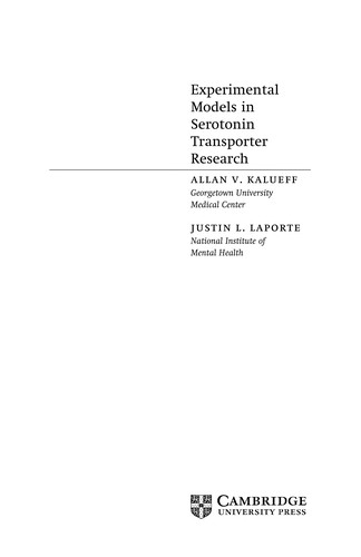 Experimental models in serotonin transporter research
