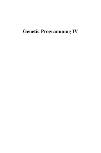 Genetic programming IV