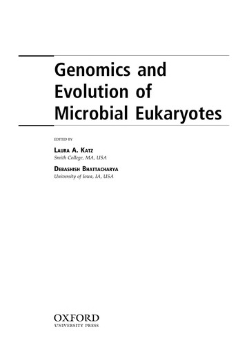 Genomics and evolution of microbial eukaryotes