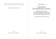 Geschichte der altindischen Literatur