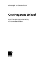 Gewinngarant Einkauf