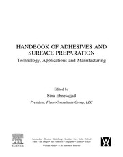 Handbook of adhesives and surface preparation