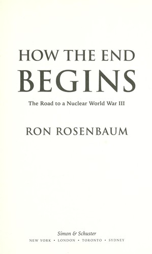 How the end begins